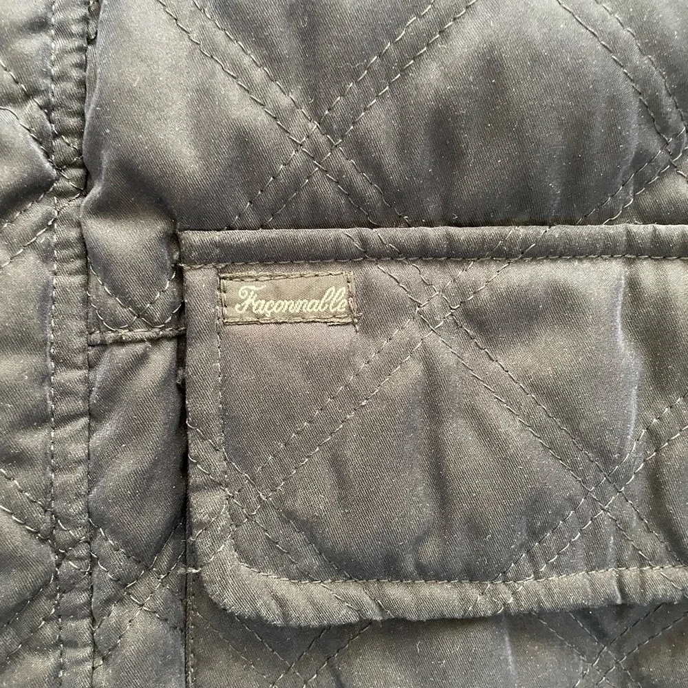 Faconnable Men's Quilted Blue Vest - Picture 3 of 5